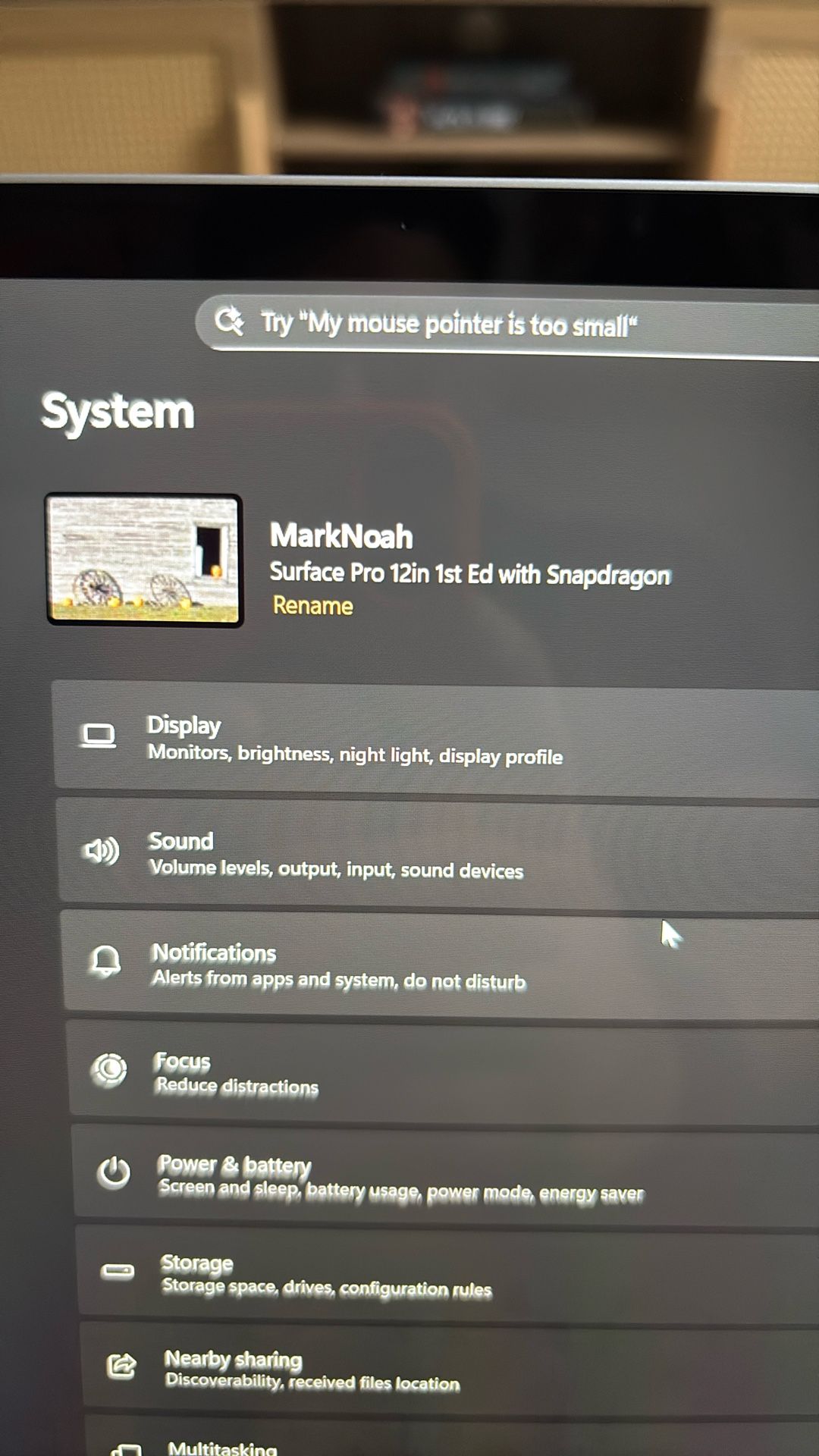 Microsoft Surface Tablet