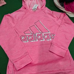 Pink Adidas Girls Hoodie