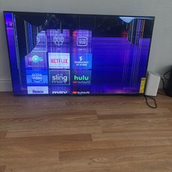 Cracked 50 Inch Roku Tv