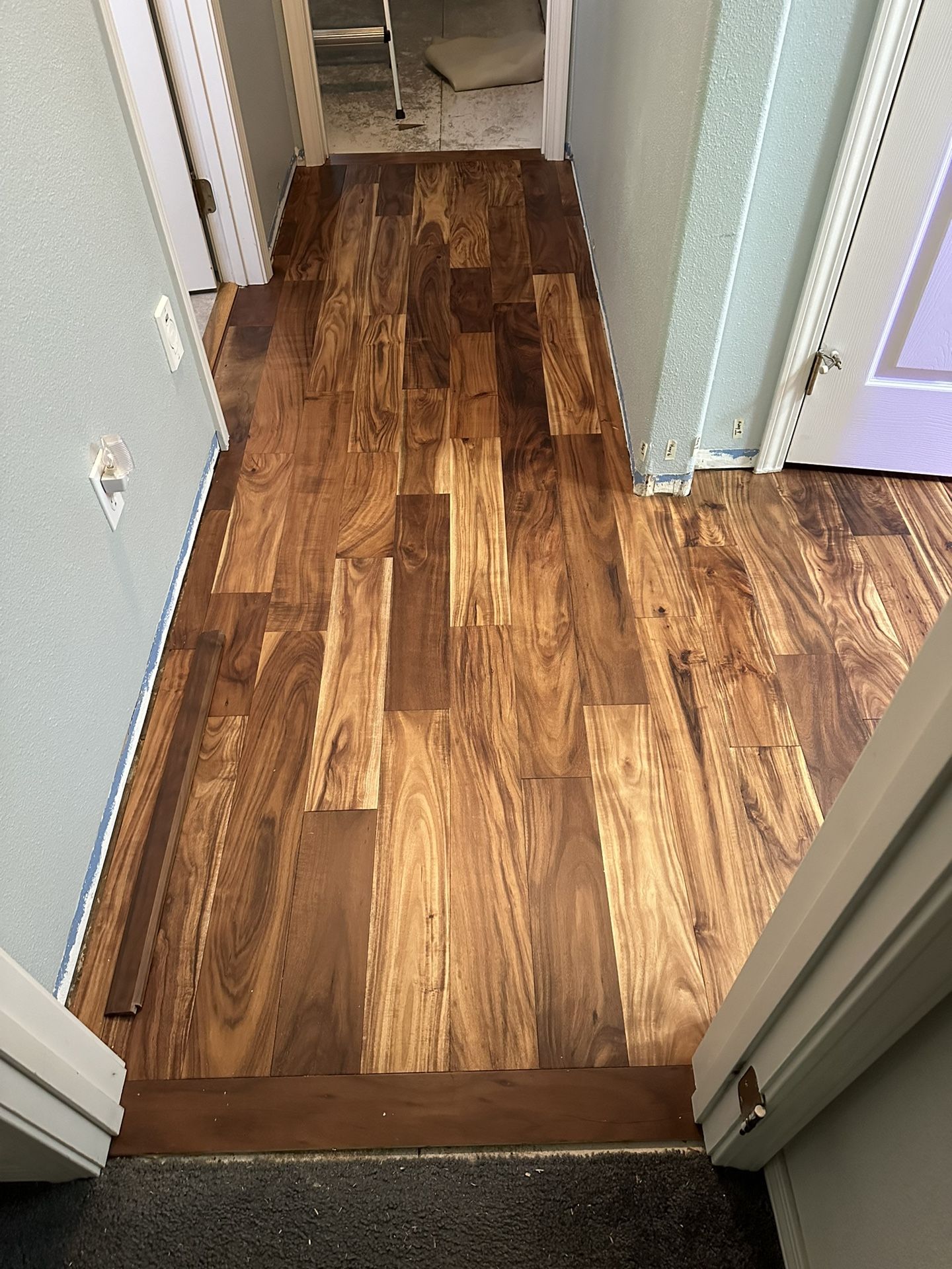 virginia mill works tobacco road 3/4 in. Palm Acacia Distressed Solid Hardwood Flooring 4.75 in. Wide Virginia Mill Works Solid Hardwood
