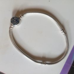 Blue Pandora Bracelet 