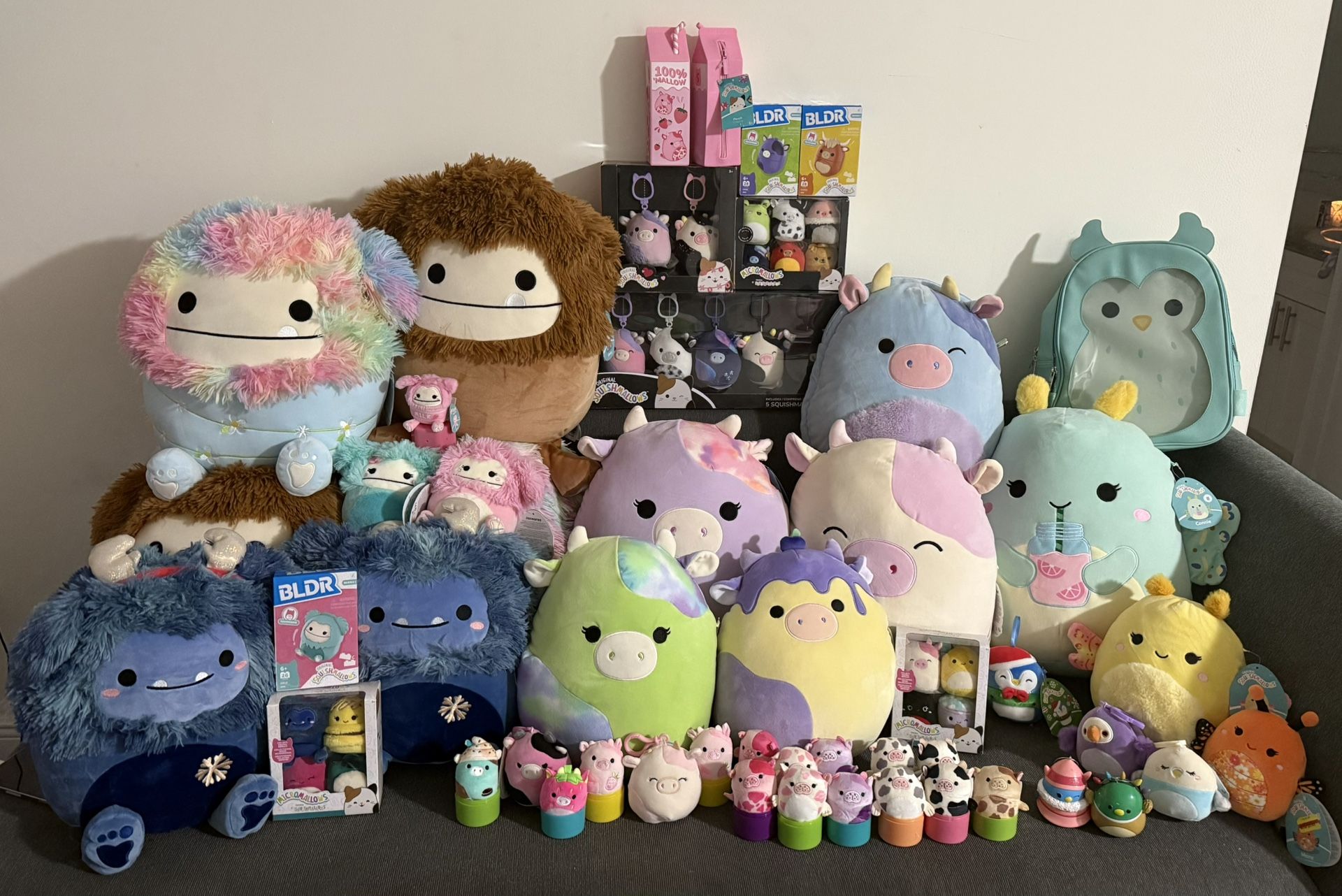 Bigfoot & Cow Squishmallows BNWT ALL UFS! Micros - Clips - Small - Large - Jumbo - Select Series - Halloween - Christmas - Sleepamallows + MORE!!!!!!!
