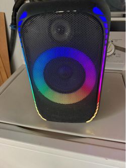 $45 OMN speaker works good has bluetooth and fm radio rechargeable