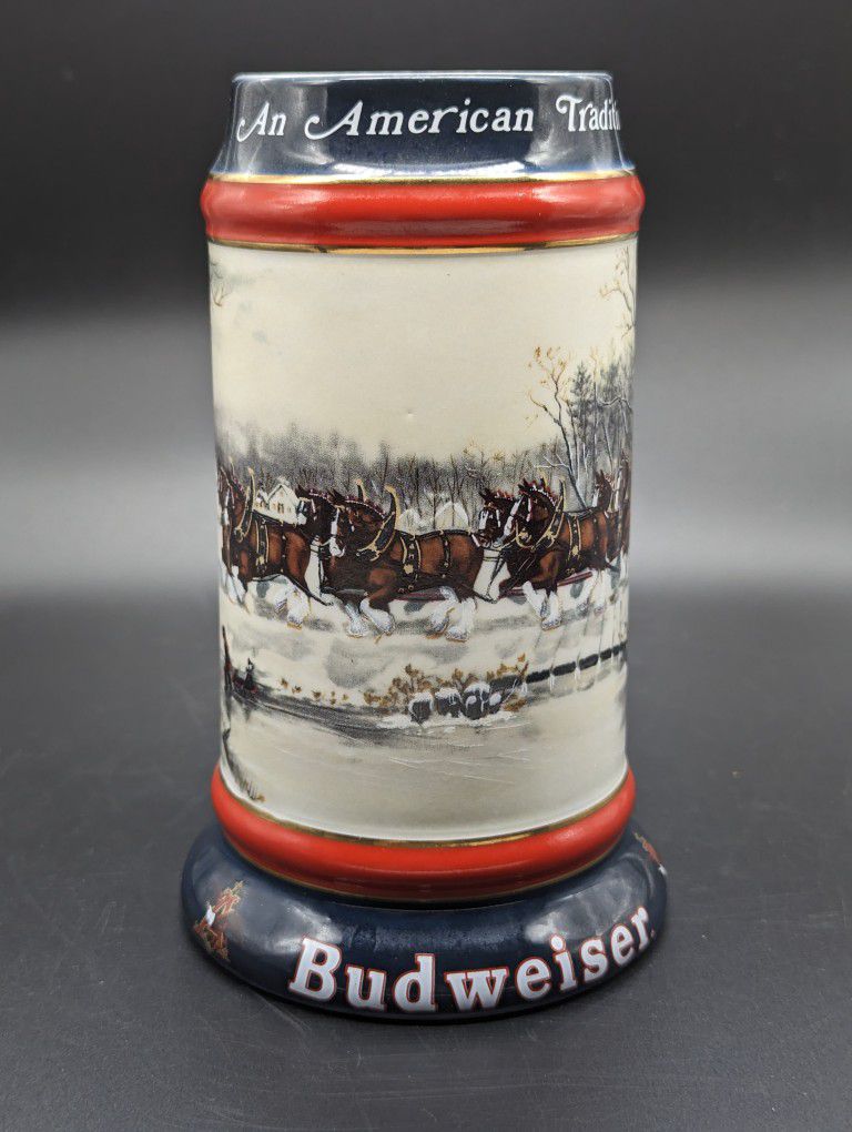 Budweiser Beer Stein 1990