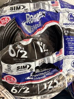 New Romex wire 6/2
