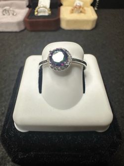 925 Sterling Silver Mystic Topaz