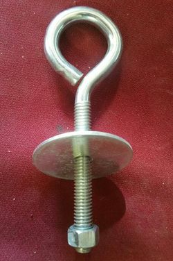 (25) L.H. Dottie EB11 Eye Bolt 3/8" x 5" Steel, Zinc-Plated