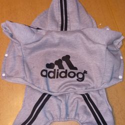 Dog Hoodie Outfit Adidog For Small Dog