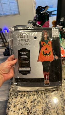 Pretty Pumpkin Halloween Costume Adult Standard