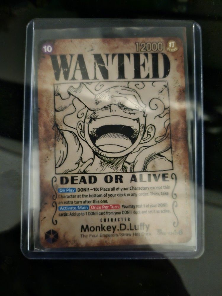 Luffy Wanted Poster
