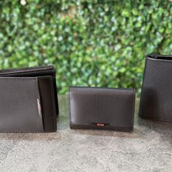 New Men’s Tumi Wallets 3 Different Styles 
