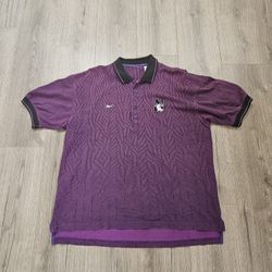 Vintage Reebok Northwestern Wildcats Polo Shirt Mens Size XL