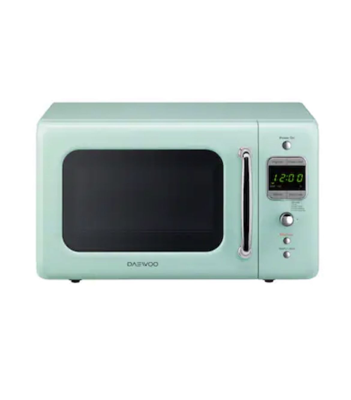Daewoo  Retro 0.7-cu ft 700-Watt Countertop Microwave (Mint Green)