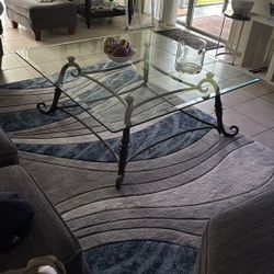 Squared Glass Table 