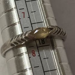 Vintage Sterling Silver Ring Size 7 1/2