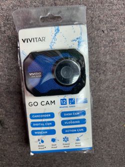 Vivitar DVR 757HD Go Cam in blue