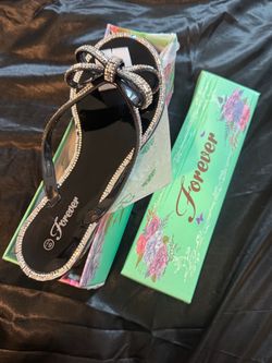 Rhinestone Jelly Sandals