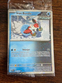 Pokémon Iron Bundle Sealed Card