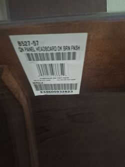 Dark Wood Sleigh Bed Frame