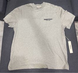 Essentials Fear of God T-Shirt – Light Heather Gray (Medium)