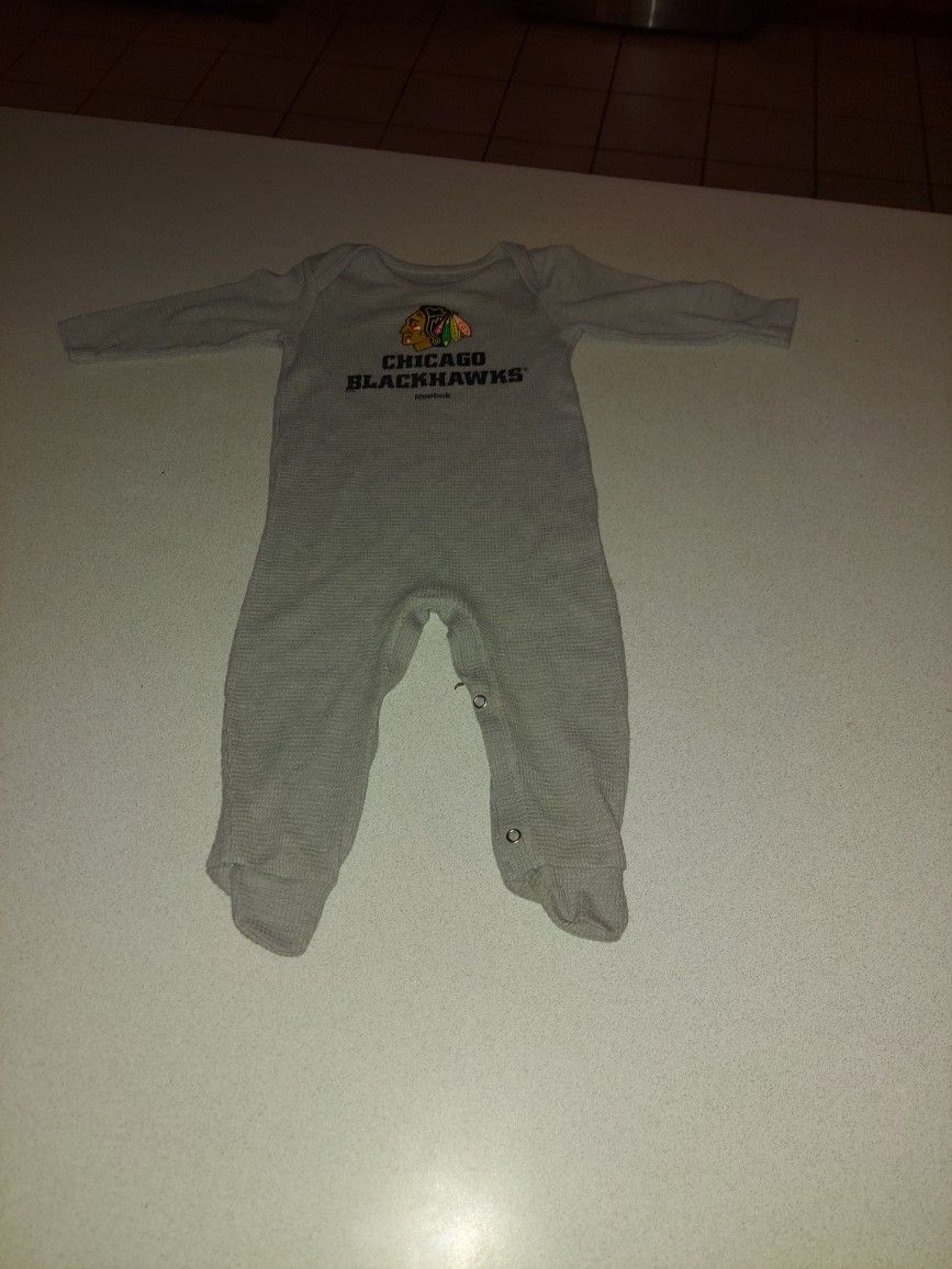 6/9 MONTH CHICAGO BLACKHAWKS REEBOK ONE PIECE