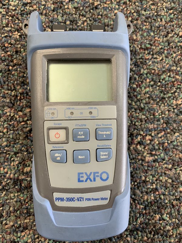 EXFO PPM350CVZ1 PON Power Meter Fiber Optic Field Meter for Sale in