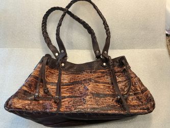 Vin Baker USA Leather Handbag