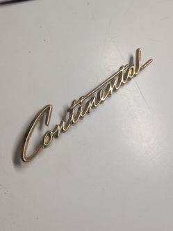Lincoln Continental script