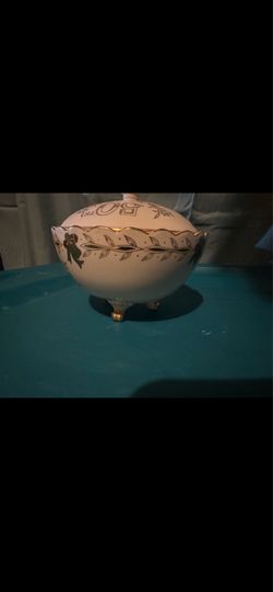 Porcelain 50th Anniversary Dish