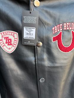 True Logo Patch Varsity Jacket ( Size Medium)