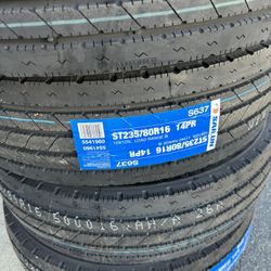 4 Trailer Tires 235x80-16 $660