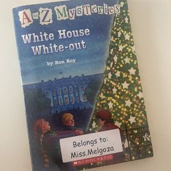 A to Z Mysteries: White House White-Out by Ron Roy Scholastic Paperback, 2008
