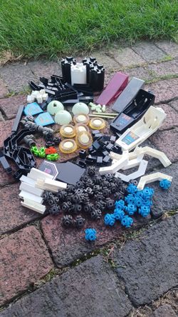 Vintage 80s Fisher Price Construx toy building blocks 158 pc set 