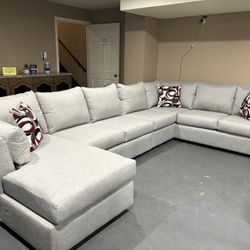 New Hughes Furniture Sectional
