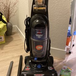 Bissell Upright Vacuum Cleaner-model 3576-6 With Stair Or Small Area Tool, Crevice Tool And Baseboard Tool