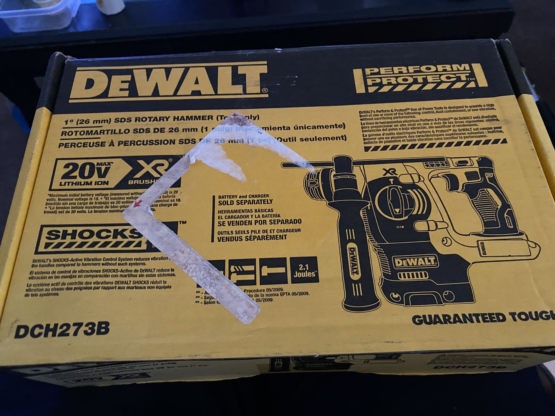 Dewalt Hammer Drill DCH273B Tool Only
