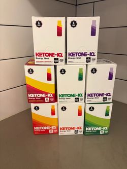 Ketone-IQ Energy Shot 6-Pack Lot of 8