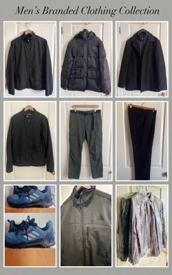 Men’s Branded Clothing Collection – The North Face, Adidas, Calvin Klein, Banana Republic & More – $125 OBO