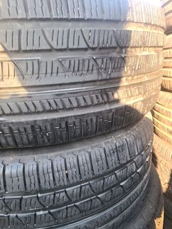 4.  285/45/20.   Pirelli  65%