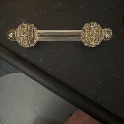 Antique Cut Glass Knife Rest 