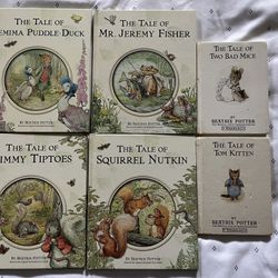 Children’s Beatrix Potter Books 6 Hardback New