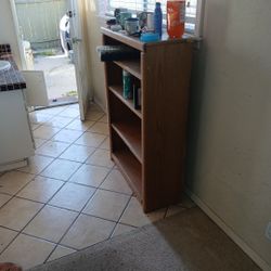 FREE oak Dresser Shelves x5