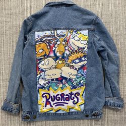 Rugrats Nickelodeon jean Jacket Small