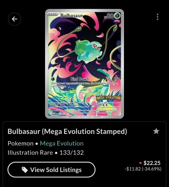 Bulbasaur Sealed Box Topper