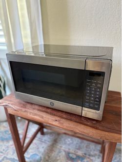 GE countertop microwave stainless steel