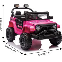 Electric Pink Jeep 