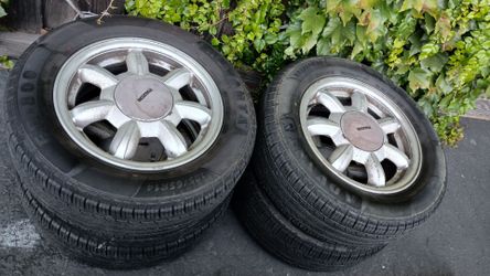 14 Inch Wheels 14" Rims 4X100 with 185/65R14 Tires Set of 4 Firm on price