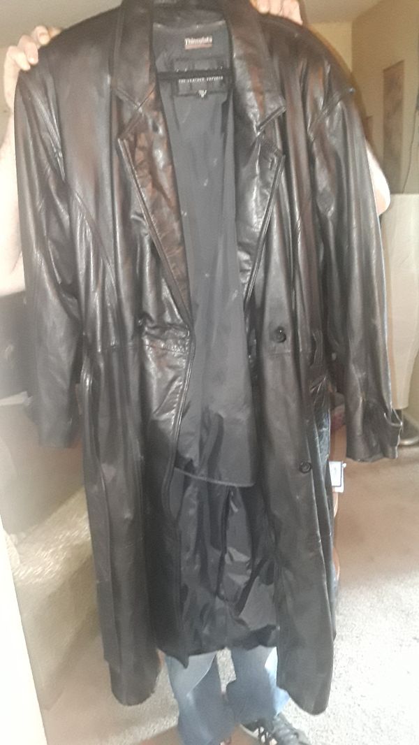 Wilson Full Length Leather Trench Coat For In Portland Or Offerup