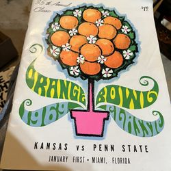 1969 Orange Bowl Classic Program