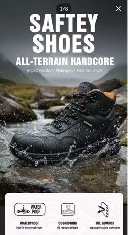 Jerko Heavy-Duty Waterproof Work Boots: Anti-Slip & Impact Protection for Ultimate Safety